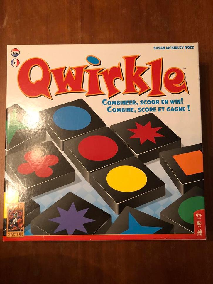 Qwirkle, Hobby en Vrije tijd, Gezelschapsspellen | Bordspellen, Zo goed als nieuw, Ophalen of Verzenden
