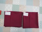 Twee lappen donkerroze/bordeaux stof, Hobby en Vrije tijd, Stoffen en Lappen, Bruin, 120 cm of meer, Nieuw, Ophalen of Verzenden