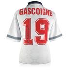 Paul Gascoigne gesigneerd Engeland 1990 voetbalshirt, Verzenden, Nieuw, Buitenlandse clubs, Shirt