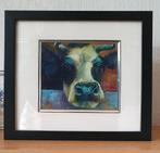 Theo Onnes koe "Anna" giclee reproductie in lijst, 30×30 cm, Ophalen of Verzenden