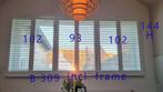 Schitterend mooie witte houten raamshutters t.w.v. € 2697, Ophalen, Zo goed als nieuw, 200 cm of meer, Wit