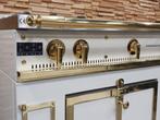 🔥Luxe La Cornue Chateau Fornuis 150cm crème + messing, Witgoed en Apparatuur, Fornuizen, Niet ingevuld, 60 cm of meer, Niet ingevuld