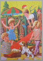 Spelende kinderen in de zomer -  antieke puzzel 145 st, Hobby en Vrije tijd, Denksport en Puzzels, Ophalen of Verzenden, Minder dan 500 stukjes