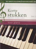 KORTE STUKKEN - DEEL 2 - VOOR PIANO, Gebruikt, Klassiek, Les of Cursus, Ophalen of Verzenden