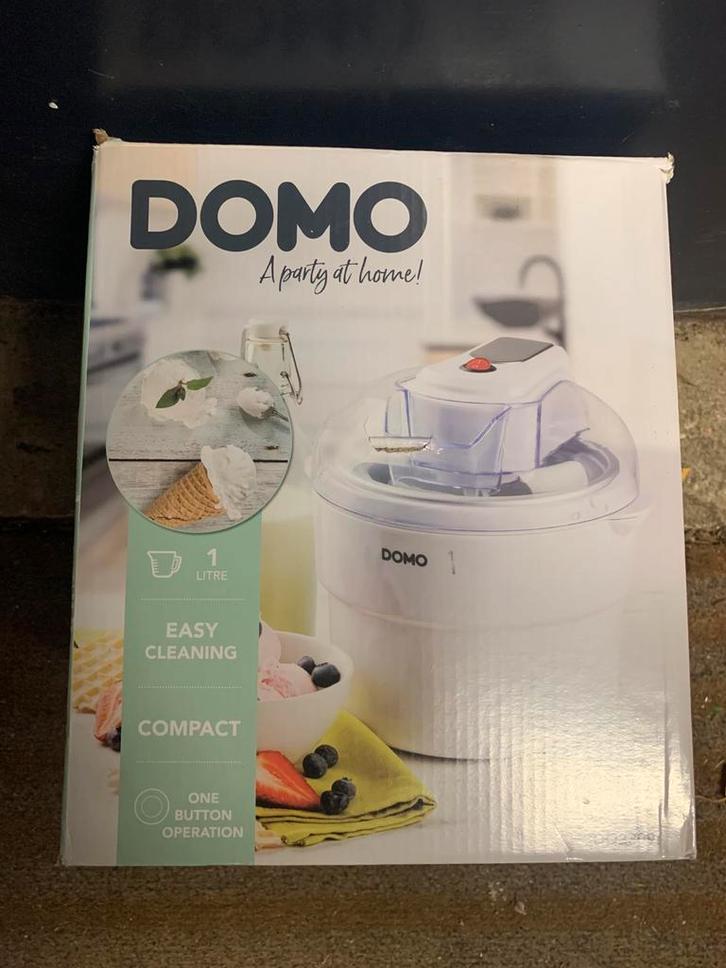 Domo IJsmachine - Nieuw in doos!, Witgoed en Apparatuur, IJsmachines, Nieuw, Zelfvriezend, Ophalen of Verzenden