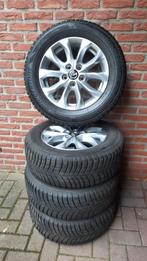 Licht metalen Velgen Mazda CX3 met Winterbanden, Auto-onderdelen, Banden en Velgen, Ophalen, Velg(en), 16 inch, Winterbanden