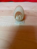 Vintage Albast Ei met Drie Wijzen, Ophalen of Verzenden