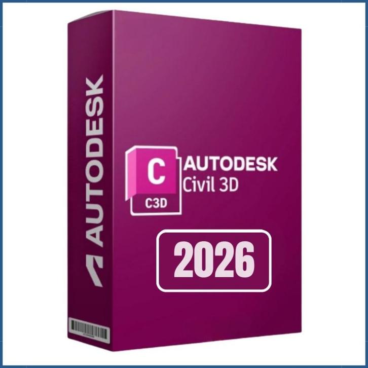 Autodesk  Civil 3D 2026, Computers en Software, Ontwerp- en Bewerkingssoftware, Nieuw, Windows, Ophalen