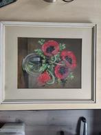 Schilderij van Th. Braskamp Klaprozen, Antiek en Kunst, Kunst | Schilderijen | Klassiek, Ophalen