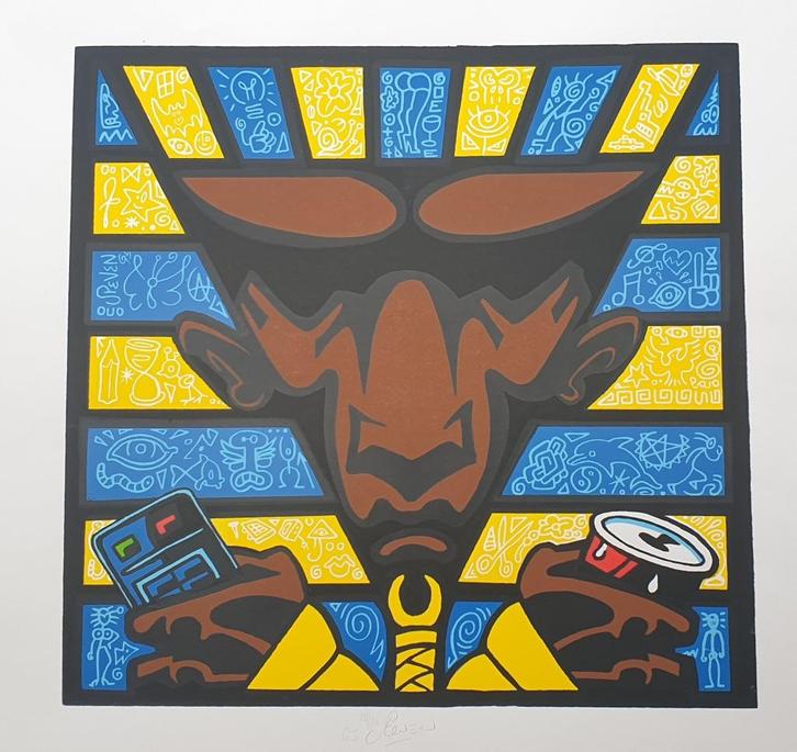 Twee prenten van Steven de Rie, Antiek en Kunst, Kunst | Litho's en Zeefdrukken, Ophalen