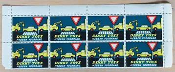 Dinky Toys 8 x Zegel Dinky Toys hebben Voorrang Herald 1964