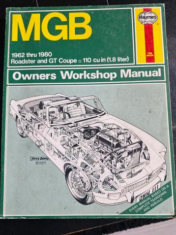 Haynes owners manual Mgb roadster en gt  beschikbaar voor biedingen