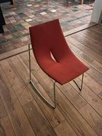 Eettafel stoelen 6 stuks - berken - rood, Huis en Inrichting, Stoelen, Ophalen, Gebruikt, Metaal, Modern