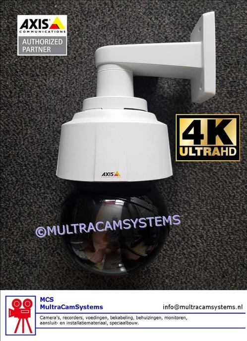 Axis Q6128-E 8MP / 4K Ultra HD PTZ camera geheel compleet, Audio, Tv en Foto, Videobewaking, Gebruikt, Buitencamera, Ophalen of Verzenden
