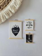 Poppenhuis fotolijstje posterhanger setje, Verzenden, Nieuw, Decoratie