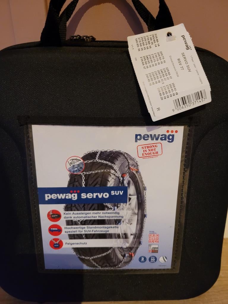 Nieuwe Sneeuwkettingen voor SUV - Pewag Servo SUV RSV 77, Auto diversen, Sneeuwkettingen, Nieuw, Ophalen of Verzenden