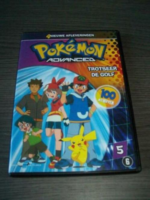 Pokemon Advanced 5 Trotseer de Golf in nieuwstaat, Cd's en Dvd's, Dvd's | Tekenfilms en Animatie, Zo goed als nieuw, Anime (Japans)