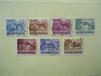 Indonesie 1955 Lopende serie 7 stuks 5 - 50 Sen gestempeld, Ophalen of Verzenden, Gestempeld, Zuidoost-Azië