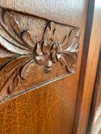 Vintage houten commode eik met wit marmeren blad, Huis en Inrichting, Ophalen, Zo goed als nieuw