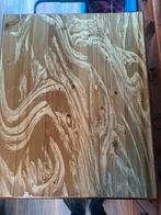 Ambachtelijk Tafelblad - Vuren, Gebeitst & Gelakt, Antiek en Kunst, Ophalen of Verzenden
