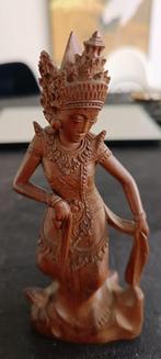 Prachtig houten beeld van Indonesische danseres., Ophalen of Verzenden