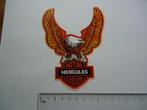 sticker oud Hercules brommer motor motorfiets adelaar retro, Ophalen of Verzenden, Zo goed als nieuw, Bedrijf of Vereniging