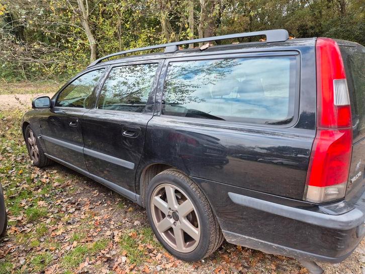 Volvo V70 2.4 T 200PK 2001 Zwart, Auto's, Volvo, Particulier, V70, Benzine, D, Stationwagon, Handgeschakeld, Origineel Nederlands