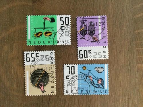 nederland NVPH 1348-1351 gestempeld, Postzegels en Munten, Postzegels | Nederland, Gestempeld, Ophalen of Verzenden