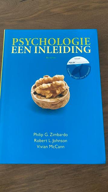 Psychologie een inleiding 8e editie beschikbaar voor biedingen