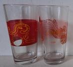 Coca-Cola Glazenset Draak en Haan 2 st. uit Thailand., Ophalen of Verzenden, Gebruikt, Gebruiksvoorwerp