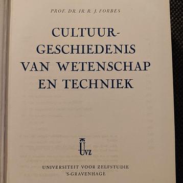 Cultuurgeschiedenis van Wetenschap en Techniek beschikbaar voor biedingen