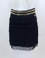 ELISABETTA FRANCHI zwar ketting franjes rok Maat IT 44-EU 38, Kleding | Dames, Rokken, Maat 38/40 (M), Elisabetta Franchi, Zwart
