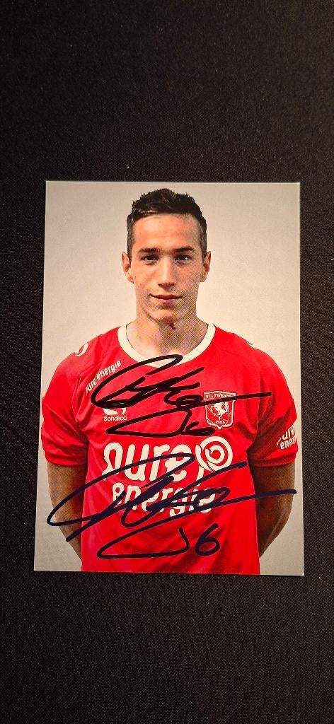 Spelerskaart met handtekening; Dejan Trajkovski # FC Twente, Verzenden, Nieuw, F.C. Twente, Spelerskaart