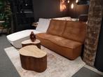 Sofa bank cognac leder " infinity", Nieuw, Stof, Ophalen of Verzenden