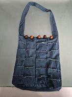 Handgemaakte Jeans Tas, Sieraden, Tassen en Uiterlijk, Tassen | Damestassen, Ophalen of Verzenden, Nieuw, Blauw, Handtas