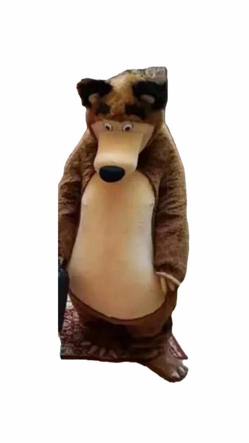 Masha En De Beer Mascotte's  Te Huur, Hobby en Vrije tijd, Kostuums, Theaterbenodigdheden en LARP, Zo goed als nieuw, Ophalen of Verzenden