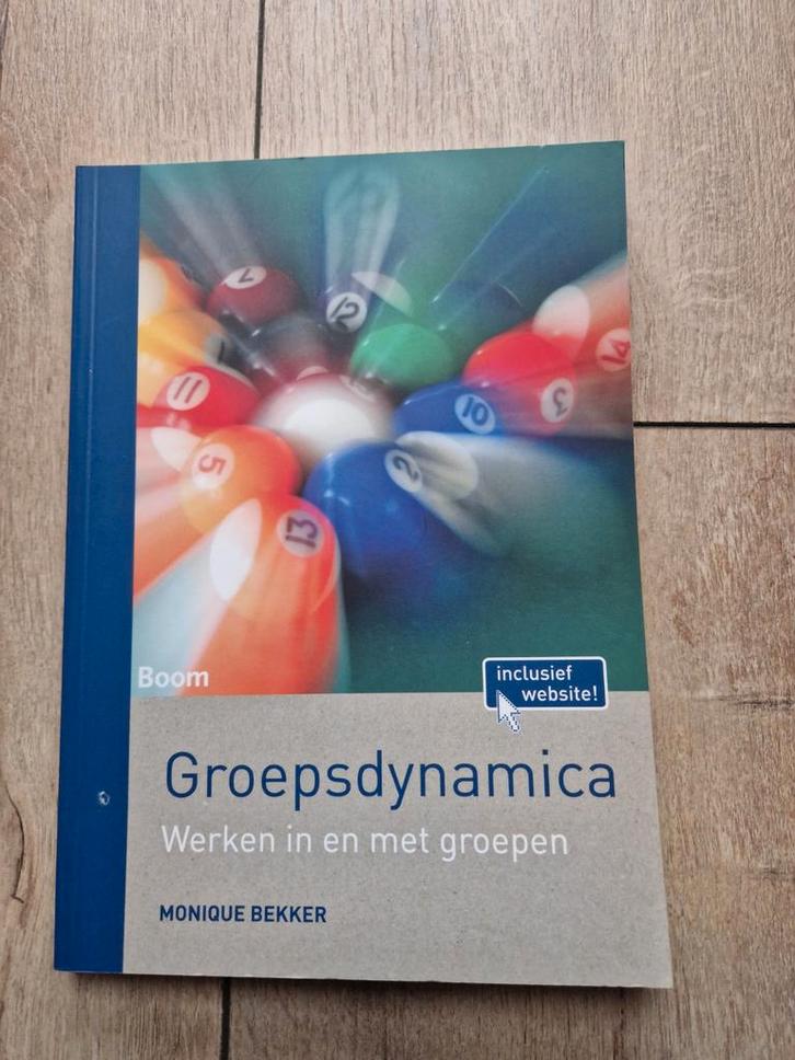 Monique Bekker - Groepsdynamica, Boeken, Wetenschap, Zo goed als nieuw, Sociale wetenschap, Ophalen of Verzenden