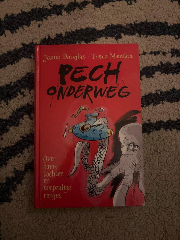 Pech Onderweg - Jozua Douglas & Tosca Menten, Boeken, Kinderboeken | Jeugd | onder 10 jaar, Zo goed als nieuw, Fictie algemeen