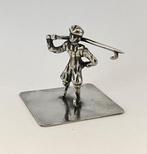 Zilveren Schaatser miniatuur., Ophalen of Verzenden