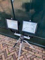 Bouwlamp met led lampen, Ophalen, Gebruikt, Met statief, 200 tot 500 watt