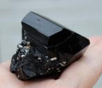 zwarte hoogglans TOERMALIJN uit Erongo in NAMIBIE, Verzamelen, Mineralen en Fossielen, Ophalen of Verzenden, Mineraal