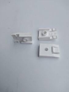 Plafondsteun wit set van 8 stuks zonder kap WEPRO, Huis en Inrichting, Minder dan 50 cm, Verzenden, Wit, Nieuw