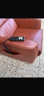 Leren Sta-op Stoel, Huis en Inrichting, Fauteuils, Ophalen of Verzenden, Gebruikt, Leer, 75 tot 100 cm