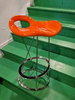 Barkruk van Marco Maran for Maxdesign oranje, 60 tot 90 cm, Metaal, Zo goed als nieuw, Ophalen