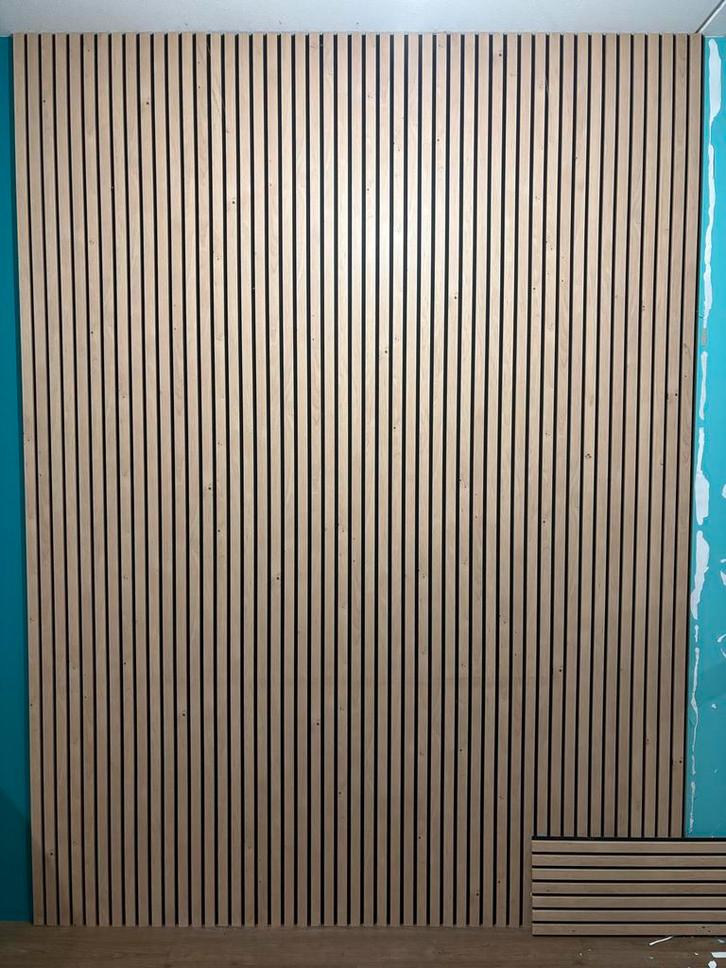 Lattenwand - 2.70x2.40m - 8 Stuks, Doe-het-zelf en Verbouw, Platen en Panelen, Zo goed als nieuw, Hout, Minder dan 20 mm, Ophalen