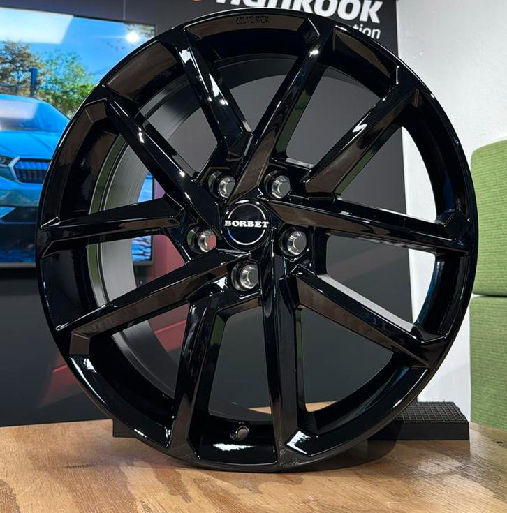 Nieuwe 18 inch zwarte velgen 5x112 Audi Volkswagen Seat, Auto-onderdelen, Banden en Velgen, Velg(en), 18 inch, Personenwagen, Nieuw