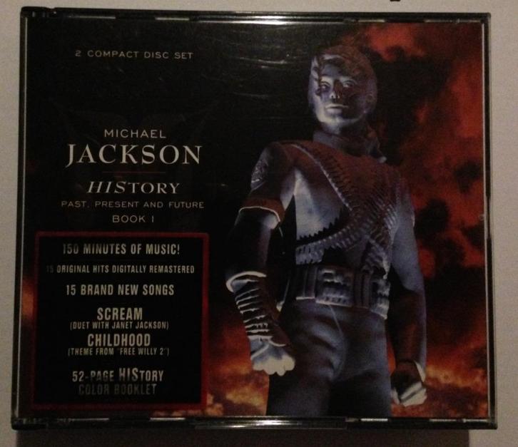 Michael Jackson - History Past, Present (2CD), Cd's en Dvd's, Cd's | Pop, Zo goed als nieuw, 1980 tot 2000, Ophalen of Verzenden