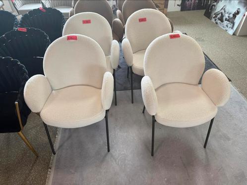 Set van 4, nieuwe stoelen., Huis en Inrichting, Stoelen, Zo goed als nieuw, Ophalen