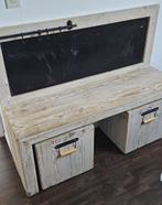 Bureau met krijbord Steigerhout, Kinderen en Baby's, Overige typen, Zo goed als nieuw, Bureau, Ophalen