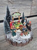 Kerstdorp mooi groot item kersthuisjes, Ophalen of Verzenden, Zo goed als nieuw